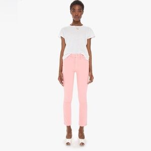 Mother Denim The‎ Mid Rise Dazzler Quartz Pink Jeans